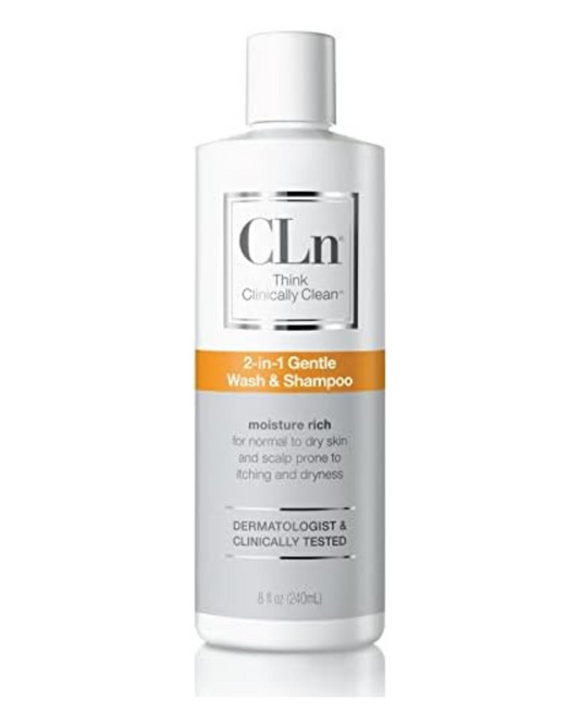 CLNMD 2 in 1 Gentle wash and shampoo