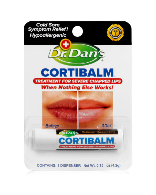 Dr. Dan's Cortibalm treatment For Severe Chapped Lips