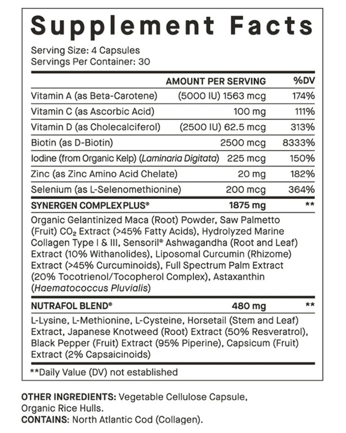Nutrafol Woman's Balance 50+