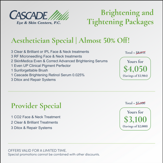 Aesthetician Special- Brightening and Tightening Package