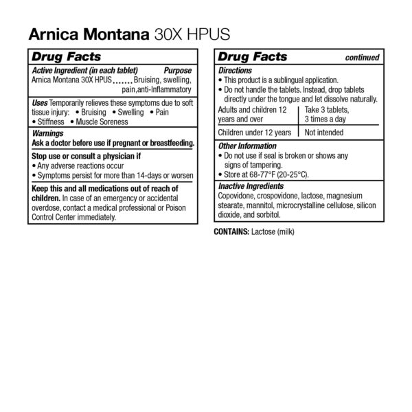 Arnica Montana 30X HPUS Blister Pack